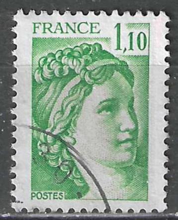 Frankrijk 1979 - Yvert 2062 - Type Sabine - 1,10 F (ST) beschikbaar voor biedingen