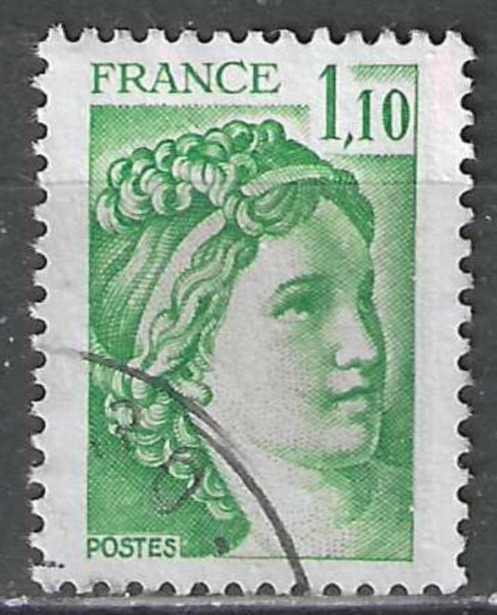 Frankrijk 1979 - Yvert 2062 - Type Sabine - 1,10 F (ST), Postzegels en Munten, Postzegels | Europa | Frankrijk, Verzenden