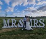 Mr&mrs bruiloft letters, Hobby en Vrije tijd, Ophalen, Zo goed als nieuw