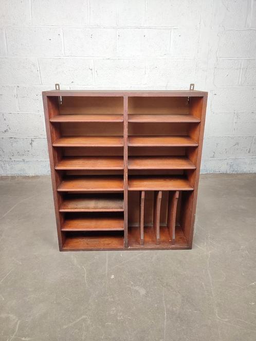Massief houten archiefkast, Antiek en Kunst, Antiek | Kantoor en Zakelijk, Ophalen