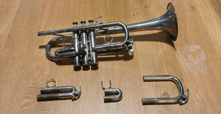 Es/D Trompet Yamaha, Muziek en Instrumenten, Blaasinstrumenten | Trompetten, Gebruikt, Es-trompet, Met koffer, Ophalen