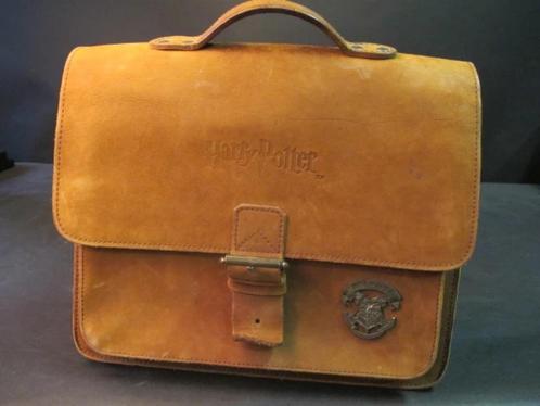 Leren schooltas Hogwarths Harry Potter Ruitertassen, Collections, Harry Potter, Comme neuf, Ustensile, Enlèvement ou Envoi