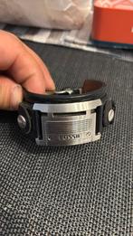 Bracelet en cuir fossil, Ophalen, Zwart, Leer, Zo goed als nieuw