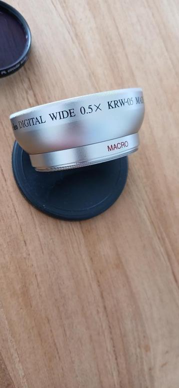 Macro voorzetlens 58 mm + pl filter beschikbaar voor biedingen