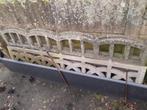 3 betonpalen 140cm + 6 sierplaten 192x40cm. Zie beschrijving, Tuin en Terras, Schuttingen, Ophalen, Overige materialen, Minder dan 3 meter