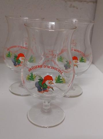 3 verres achouffe 25cl M13, Enlèvement ou Envoi, Comme neuf