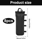 Set van 8 zandzakken voor paviljoen tent etc GRATIS LEVERING, Verzenden, Nieuw