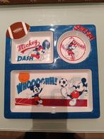 Mickey mouse portiebord ( USA ), Verzamelen, Mickey Mouse, Gebruikt, Ophalen of Verzenden, Servies