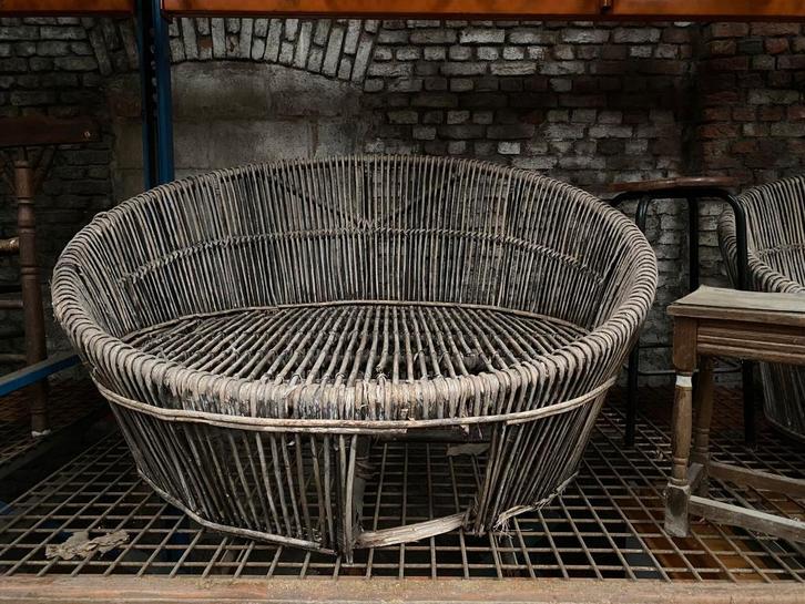 Rotan loungemand, Tuin en Terras, Ligbedden, Gebruikt, Rotan, Ophalen