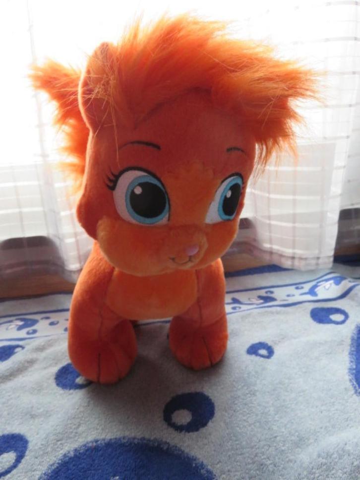 Treasure - Build a Bear - Oranje kat - pluche - Disney, Verzamelen, Beren en Cherished Teddies, Zo goed als nieuw, Stoffen beer