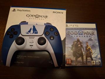 Manette PS5 Collector + Jeu PS5 God Of War Ragnarok PS5 beschikbaar voor biedingen