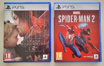 PS5 - Spiderman 2 - Death Stranding 2 beschikbaar voor biedingen