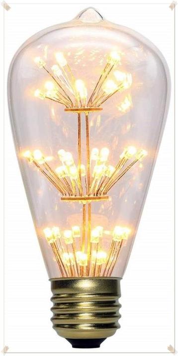 IN THE LOOP – AMPOULES LED “FIREWORK GOLD” NEUVES (2) beschikbaar voor biedingen