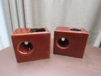 Vintage koppel Chimney vaasjes Afina Rynsburg jaren 70, Antiek en Kunst, Curiosa en Brocante, Ophalen of Verzenden