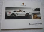 PORSCHE  Exclusive Boxster  12/2011, Boeken, Auto's | Folders en Tijdschriften, Nieuw, Porsche, Ophalen of Verzenden