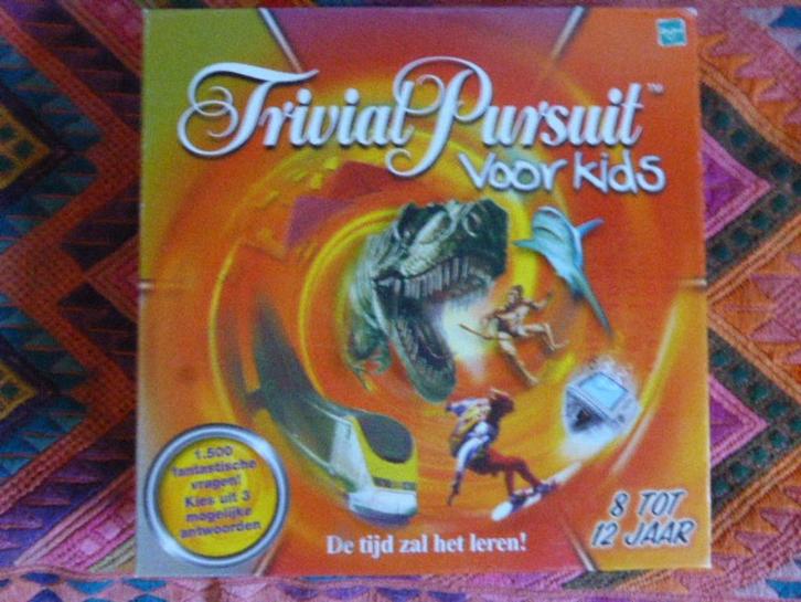 Trivial Pursuit voor kinderen, Hobby en Vrije tijd, Gezelschapsspellen | Bordspellen, Gebruikt, Drie of vier spelers, Ophalen of Verzenden
