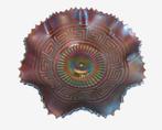Vintage iriserend carnival glass schaal, Antiek en Kunst, Ophalen