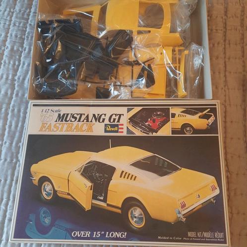 UNIEK ! REVELL MUSTANG GT FASTBACK 1/12 - 1965., Hobby en Vrije tijd, Modelbouw | Auto's en Voertuigen, Nieuw, Auto, Groter dan 1:32