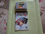 Nintendo 64 - V Rally '99, Games en Spelcomputers, Games | Nintendo 64, Gebruikt, Ophalen of Verzenden, Racen en Vliegen
