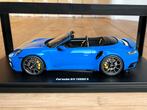 Porsche 911 992 Turbo S Cabriolet Blue 1:18 GT Spirit cabrio, Ophalen of Verzenden, Nieuw, Auto, Overige merken