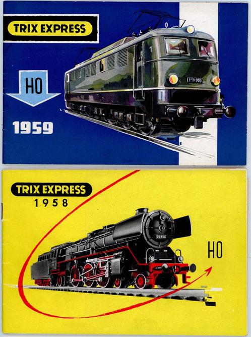 Trix Express  six catalogues 1958 - 59 -60/61 - 62 - 63 -65, Hobby & Loisirs créatifs, Trains miniatures | HO, Utilisé, Autres types