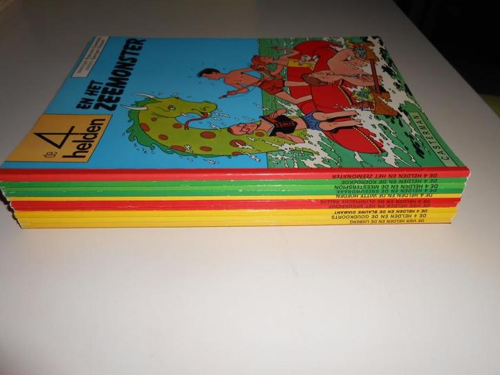10 strips De 4 helden ., Boeken, Stripverhalen, Ophalen of Verzenden