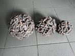 3 boules en bois de 15-20-25 cm, Utilisé