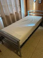 2 lits complets sommiers + matelas Bultex 21 cm. Métal., Ophalen, Zo goed als nieuw, Metaal