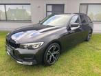 BMW 318dA Touring LED/ActiveCruise/AutAirco/LiveCockpit+/18", 1995 cc, 4 cilinders, Zwart, Bedrijf