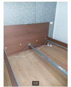Ikea malm 180x200, Huis en Inrichting, Slaapkamer | Bedden, Ophalen, Gebruikt, Bruin, Tweepersoons