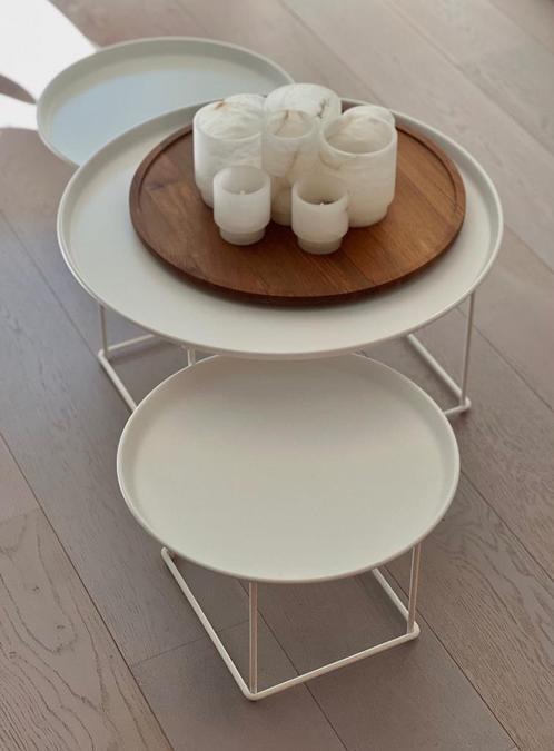 Set van 3 Fat Tables van Patricia Urquiola, Huis en Inrichting, Tafels | Bijzettafels, Zo goed als nieuw, Rond, Minder dan 45 cm