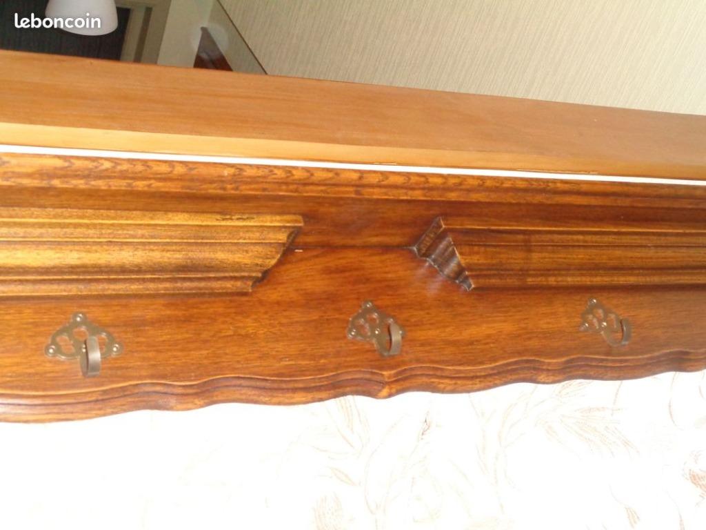 archelle ou porte manteaux en chêne clair année 1980, Antiquités & Art, Enlèvement