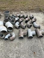 Lot PVC hulpstukken, Doe-het-zelf en Bouw, Buizen en Afvoer, Ophalen, Nieuw, PVC, Bochten