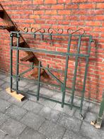 Massief metalen poort., Ophalen, Gebruikt, IJzer, Tuinhek