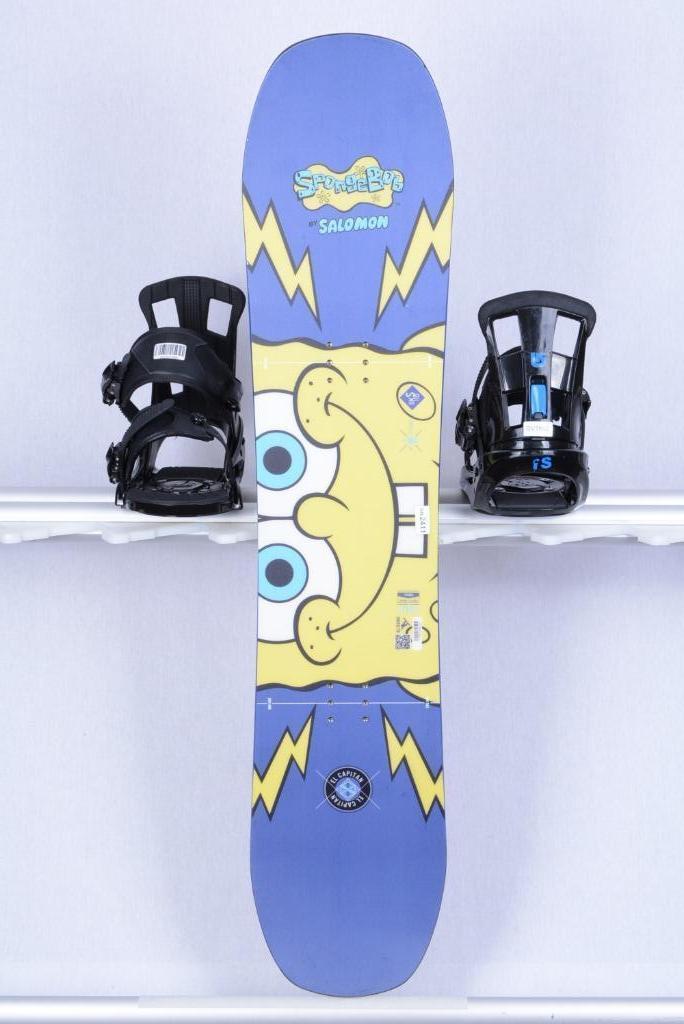 110 kinder snowboard SALOMON SPONGEBOB EL CAPITAN, Sport en Fitness, Snowboarden, Gebruikt, Board, Verzenden