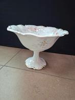 Fruitschaal met roze bloemen op voet Limoges, Enlèvement