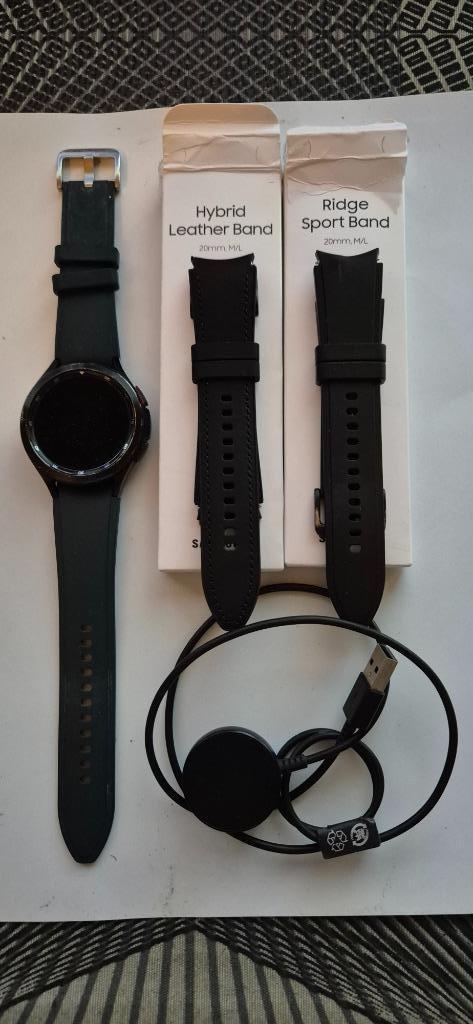montre Samsung Galaxy Watch 4classic 46mm noire, Handtassen en Accessoires, Horloges | Heren, Gebruikt, Polshorloge, Overige merken