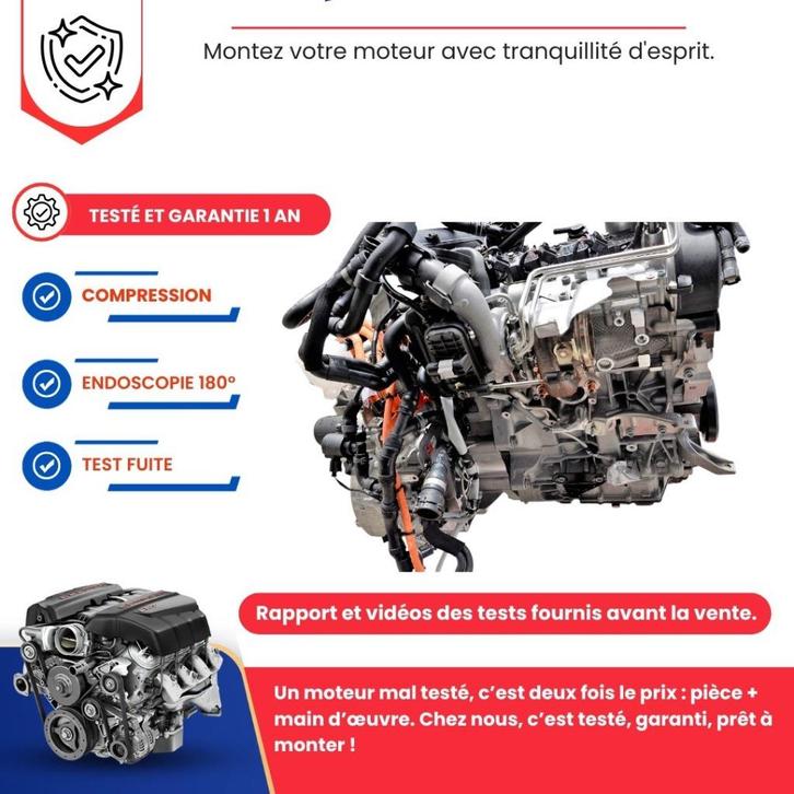 Complete nieuwe motor VW Golf VIII 8 GTE 1.4 TSI Hybrid, Auto-onderdelen, Motor en Toebehoren, Seat, Skoda, Nieuw, Ophalen of Verzenden