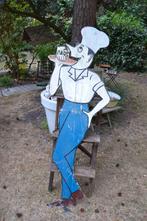 panneau publicitaire de boulangerie antique, Enlèvement