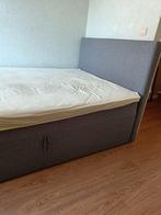 Boxspring 1m40 x 2m, Maison & Meubles, Enlèvement, Utilisé