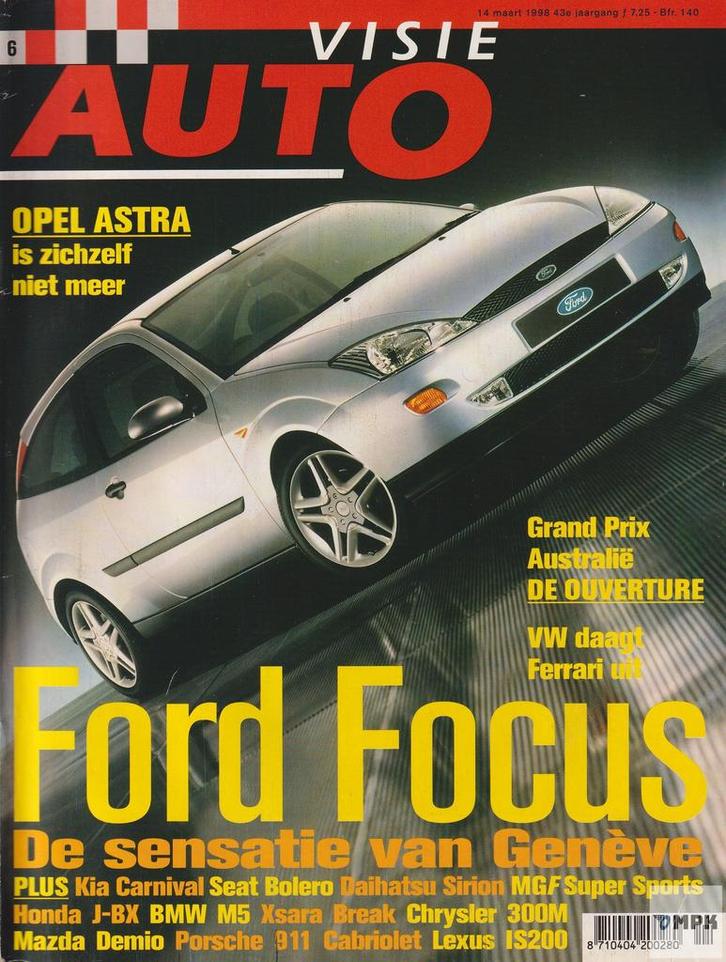 Autovisie 1998 Magazine #6 Nederlands, Boeken, Auto's | Folders en Tijdschriften, Gelezen, Ophalen of Verzenden