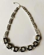 Zilveren Art Deco halsketting, Handtassen en Accessoires, Ophalen of Verzenden, Nieuw, Zilver, Zilver