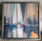 Zeilschepen in haven - Wilfred Lang (geb.1954), Ophalen
