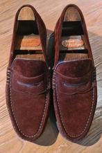 Bally loafers in Suède maat 44, Kleding | Heren, Schoenen, Bally, Bruin, Zo goed als nieuw, Loafers