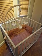 Beige box quax inclusief 2x bekleding en mobiel little dutch, Ophalen, Zo goed als nieuw