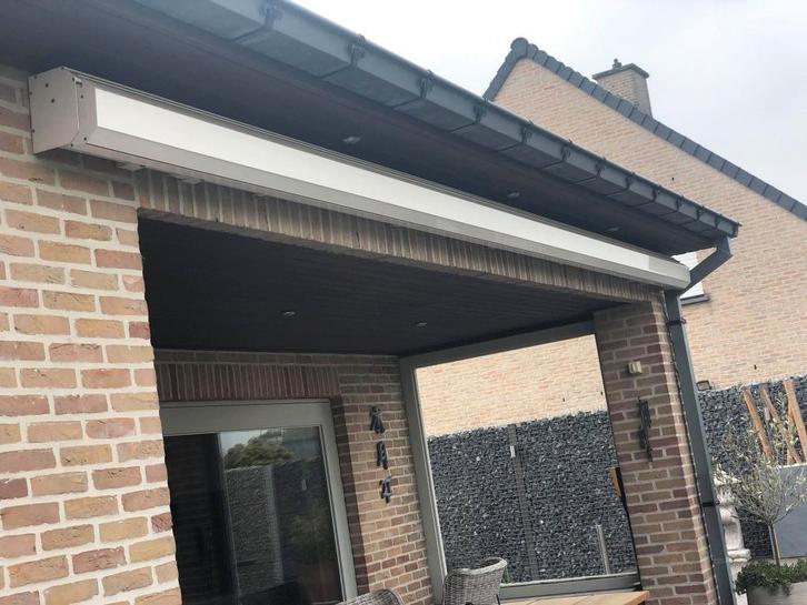 elektrische zonneluifel 5mx3m, Tuin en Terras, Zonneschermen, Zo goed als nieuw, Knikarmscherm, 150 tot 300 cm, 450 cm of meer