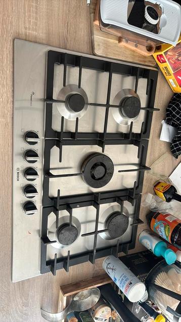 Table de cuisson bosch  5bec gaz, Electroménager, Enlèvement, Comme neuf, Gaz