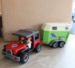 Playmobil - Voiture rouge + Van vert, Enlèvement