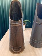 2 antieke koper pelletbussen met mooi slagwerk, Doe-het-zelf en Bouw, Ophalen, Gebruikt