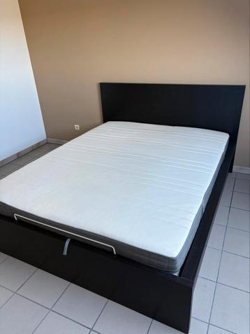 IKEA MALM Bed met Opbergruimte (Zwartbruin) beschikbaar voor biedingen